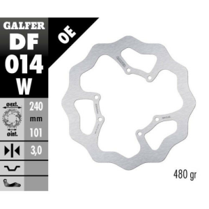 Honda CR 125/250R Galfer rögzített első féklemez, nordicamoto.ro