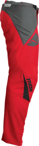 Pantaloni Copii Thor Sector Edge Red/White 18, 4, nordicamoto.ro
