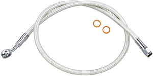Braided Front Brake Line Chrome, Sterling Chromite® Ii Oversize [+203 mm (8'')], 2, nordicamoto.ro