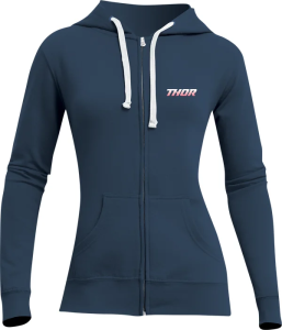 Women's Halo Zip-up Hooded Sweatshirt Blue
