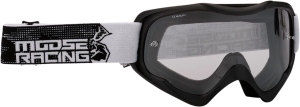 Ochelari Moose Racing Qualifier Agroid Black/White, 1, nordicamoto.ro