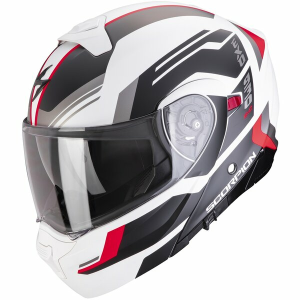 Casca moto flip-up SCORPION EXO 930 EVO SIKON Alb/Argintiu XL, 1, nordicamoto.ro