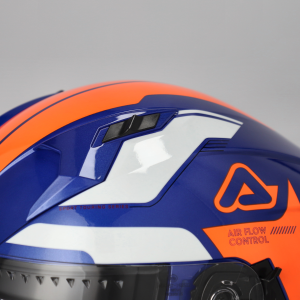 Acerbis X-way Graphic teljes arcú sisak, narancssárga/kék, S-es méret, 4, nordicamoto.ro
