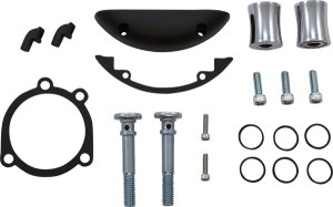 Inverted Air Cleaner Hardware Kit Black, Silver