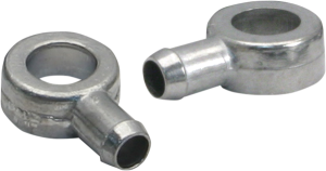 Breather Bolt Banjo Fitting Silver
