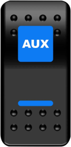 Rocker Switch Black 