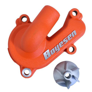 Supercooler Water Pump Cover & Impeller Kit Orange, 1, nordicamoto.ro