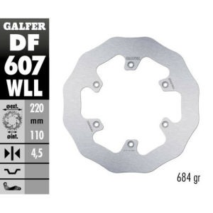 KTM SX85/125 – 600 Galfer tömör hátsó féklemez, nordicamoto.ro