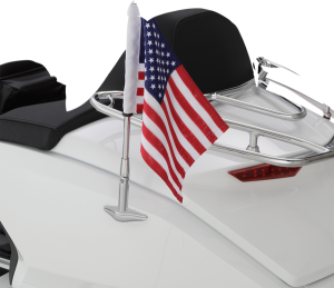 Flag Pole Gl1800 18 Silver, 4, nordicamoto.ro