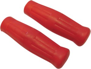 Custom Rubber Radial Grips Red, 1, nordicamoto.ro