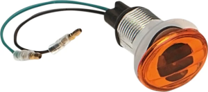 Flat Oval Marker Lights Amber