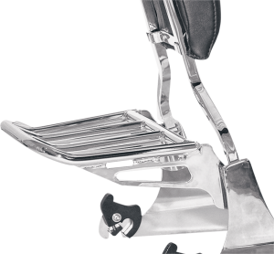 2-up Backrest Luggage Rack Black