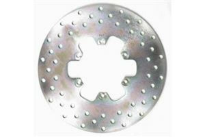 Round D-series Scooter Brake Rotor Silver, Stainless Steel, 1, nordicamoto.ro
