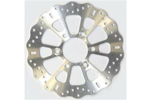 Round Hpsr Solid Brake Rotor Silver, Stainless Steel, Zinc, 1, nordicamoto.ro