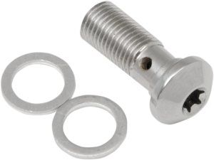 T-30 Torx Drive Banjo Bolt Chrome
