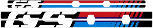 Rim Decal Black, Blue, Red, White, 3, nordicamoto.ro