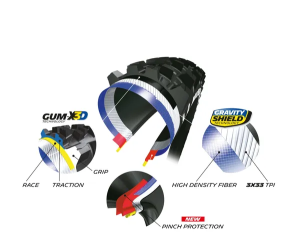 Wild Enduro Competition Rear Black, 4, nordicamoto.ro