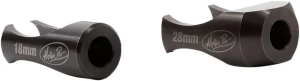 T-6 szeleprugó-összenyomó adapterkészlet – eloxált, fekete, 2, nordicamoto.ro