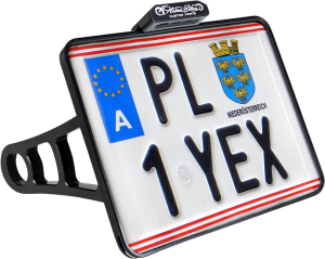 Side Mount License Plate Holder Black, 3, nordicamoto.ro