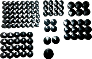 Bolt Cover Deluxe Kit Black