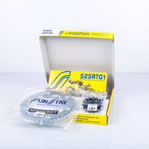 Plus Chain & Sprocket Kit Raw, 2, nordicamoto.ro