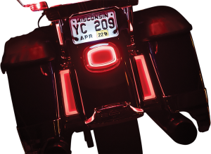 Tracer L.e.d. Inserts For Saddlebag Supports Red, 3, nordicamoto.ro