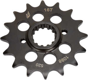 Lightweight Steel Sprocket Black, Zinc, 1, nordicamoto.ro