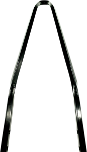Squaretude Styled Sissy Bar Sticks Black, 2, nordicamoto.ro