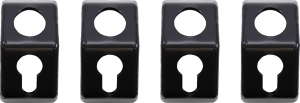 Tie-down Brackets Black, 2, nordicamoto.ro
