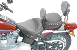 Wide Solo Seat With Removable Backrest Black, 1, nordicamoto.ro