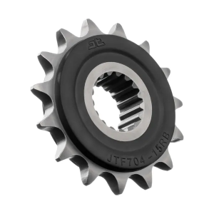 JT SPROCKETS Gumi párnázású első lánckerék, fekete, természetes színű , nordicamoto.ro
