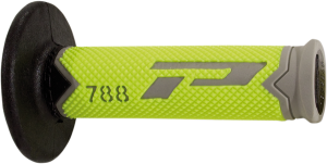 Triple Density Grips Black, Fluorescent Yellow, Gray, 1, nordicamoto.ro