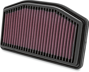 High-flow Air Filter Black, Red, 1, nordicamoto.ro