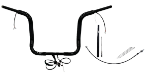 Plug & Play Ez Install 1-1/2(r) Round Top Handlebar Kit Black, 3, nordicamoto.ro