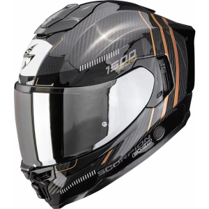 SCORPION EXO-1500 CARBON AIR ZITY M teljes arcú bukósisak, fekete/piros, 2, nordicamoto.ro