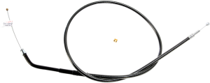 Black Pearl Braided Throttle/idle Cable Black