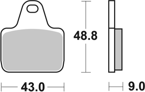 Ds Racing Dual Sintered Brake Pads
