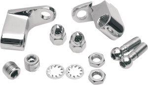 Front Turn Signal Mount Kit Silver, 1, nordicamoto.ro