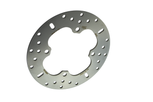Round D-series Fixed Offroad Brake Rotor Gold, Polished Steel, Zinc, 1, nordicamoto.ro