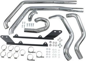 Power Curve True-dual Crossover Header Pipes Chrome, 2, nordicamoto.ro