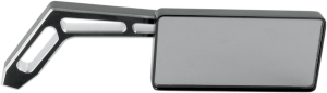 Billet Aluminum Mirrors With Clear Glass Black, 2, nordicamoto.ro
