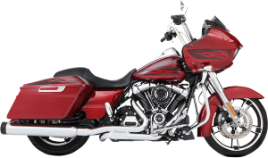 Exhaust System Slimline 45 2 Into 2 For Touring Black, 2, nordicamoto.ro