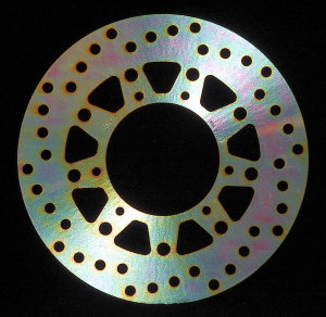 Round D-series Fixed Offroad Brake Rotor Gold