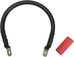Battery Cable With Optional Shrink Tube Black