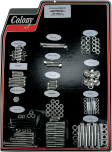 Complete Stock Hardware Kit Silver, 1, nordicamoto.ro