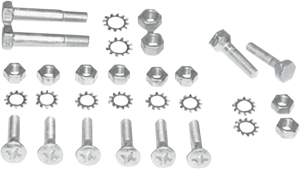 Rear Fender Mounting Hardware Kit Silver, 1, nordicamoto.ro
