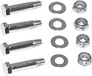 Floorboard Hinge Bolt Kit Silver