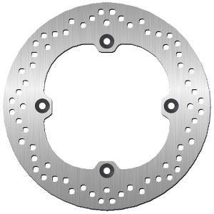 Brake Rotor Round Silver, 1, nordicamoto.ro