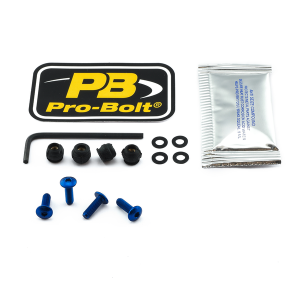 Screen Bolt Aluminium Blue