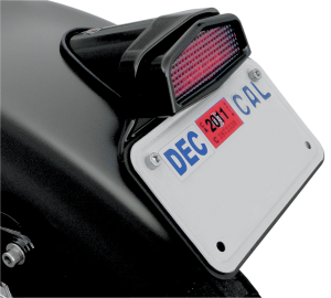 License Plate Back Plate Black, 2, nordicamoto.ro